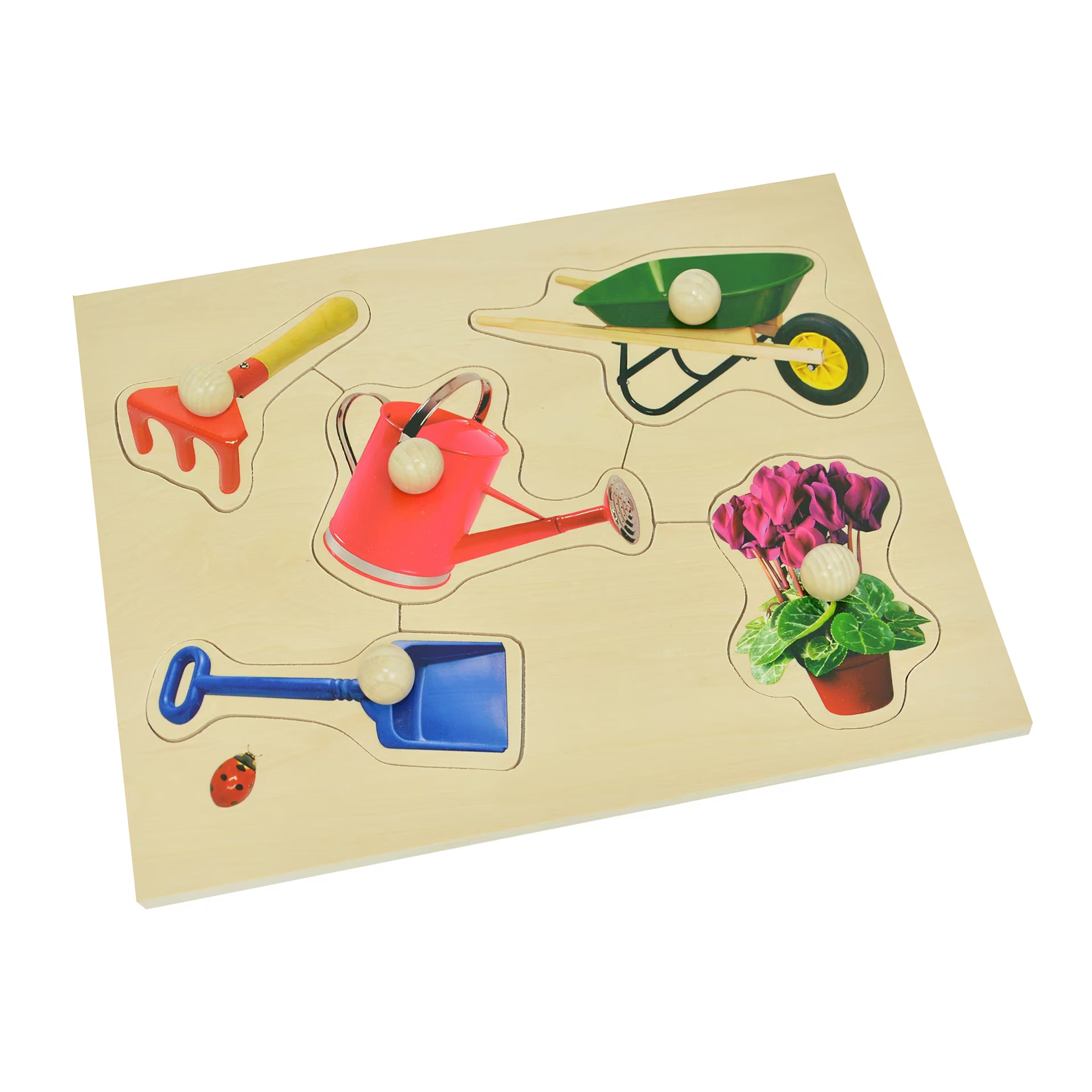 Toddler Puzzle: Everyday Items Real Life Photos -Garden