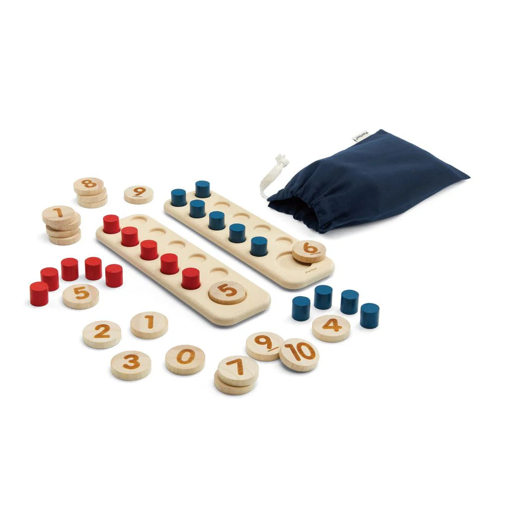 Wooden Ten Frame Units and Numbers MontessorinSuch