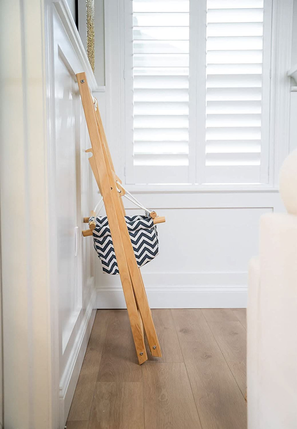 Furniture: Spruce | Foldable Baby Swing - Blue Wave