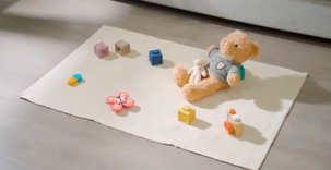 Cotton Rug Natural: Montessori Work Mat