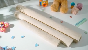Cotton Rug Natural: Montessori Work Mat