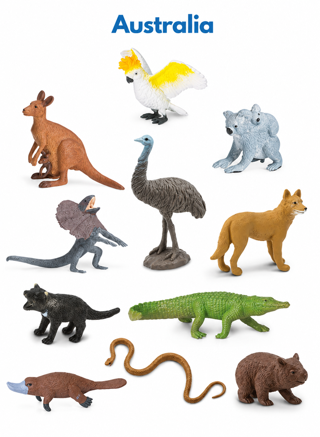 Continent Animal Miniatures: All 8 Sets (Includes all 7 Continents plus Polar/Arctic)