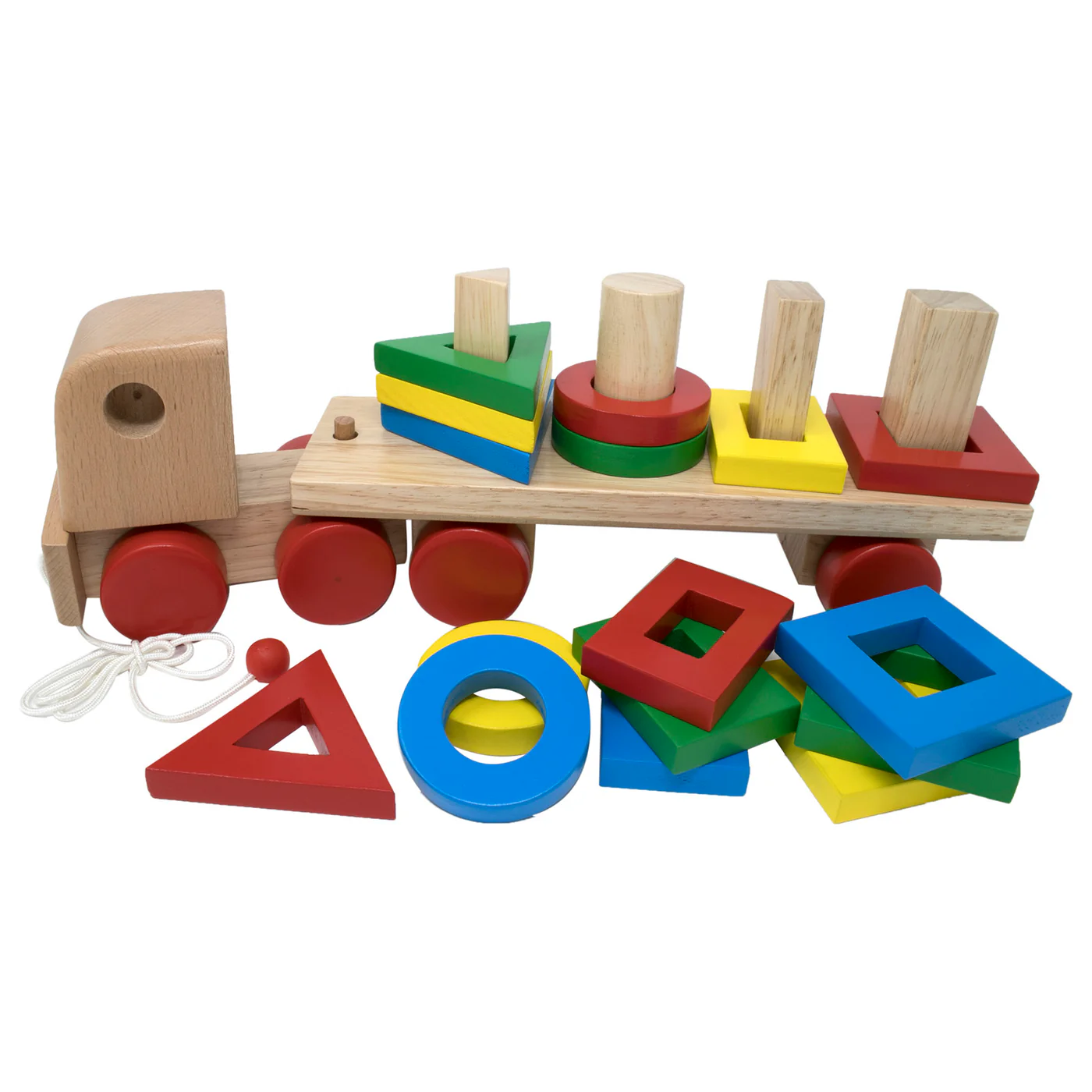Geometric Shapes Stacking Trucks