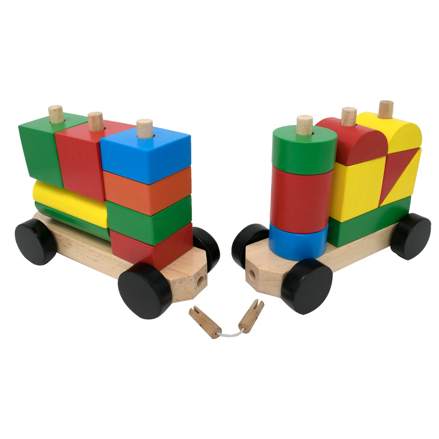 Stack and Sort Pull Along Trains
