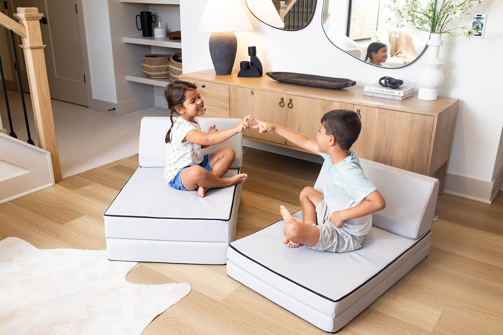 Furniture: Foamnasium Blocksy Kids Couch