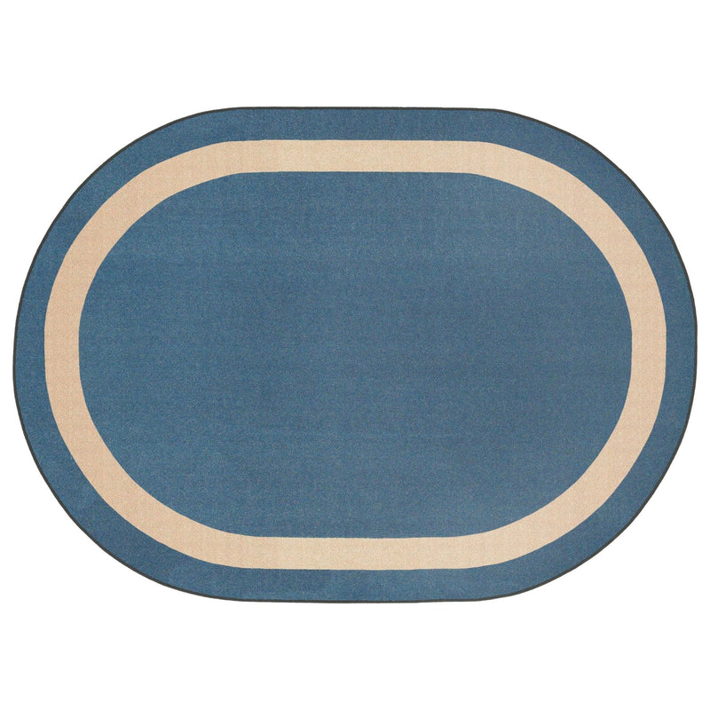 Rugs: Walking on the Line Ellipse Rug