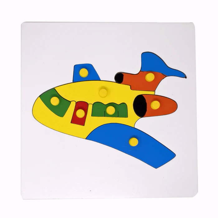 Transportation Inset Puzzles with Knobs