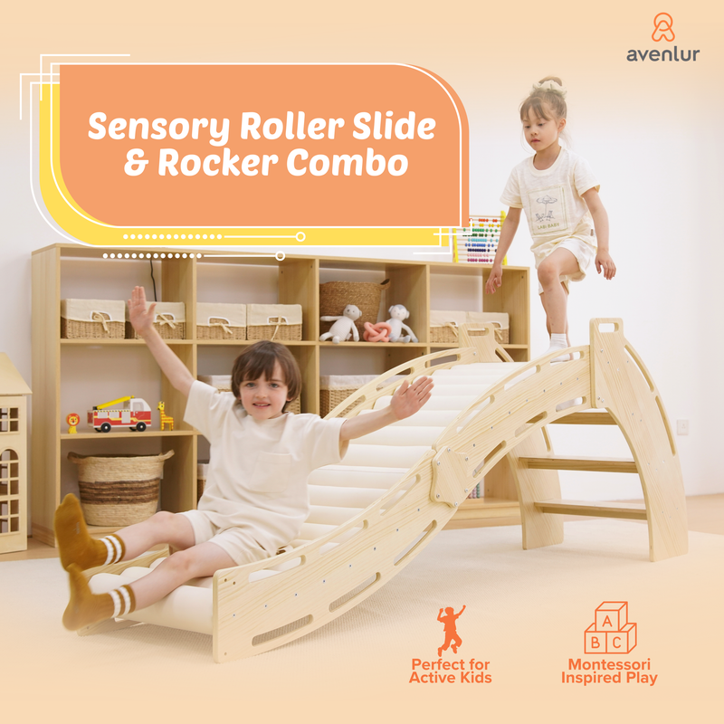 Furniture: Sensory Roller Slide & Rocker Combo