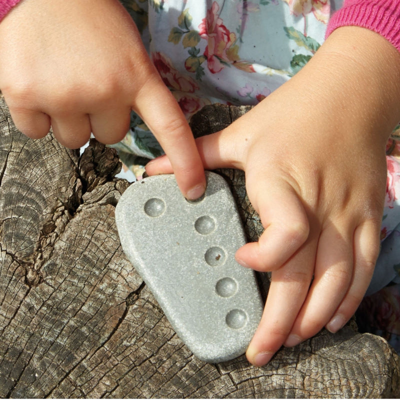1-10 Tactile Counting Stones (2 Sets) Item# M10184