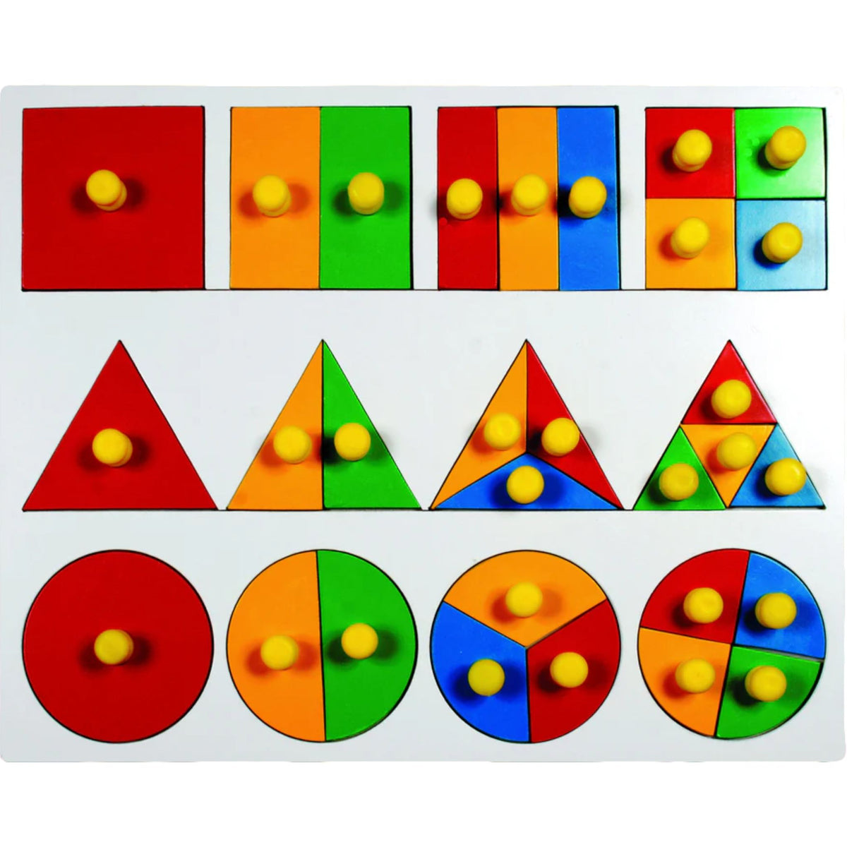 Geometric Fraction Shape with Knobs