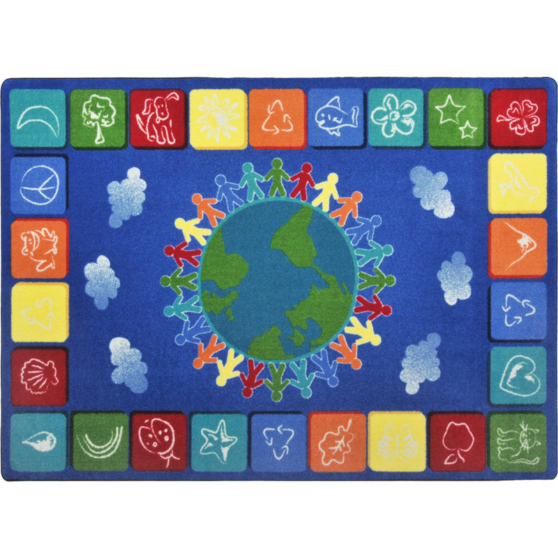 Rugs: One World _ Neutral and Primary Colored