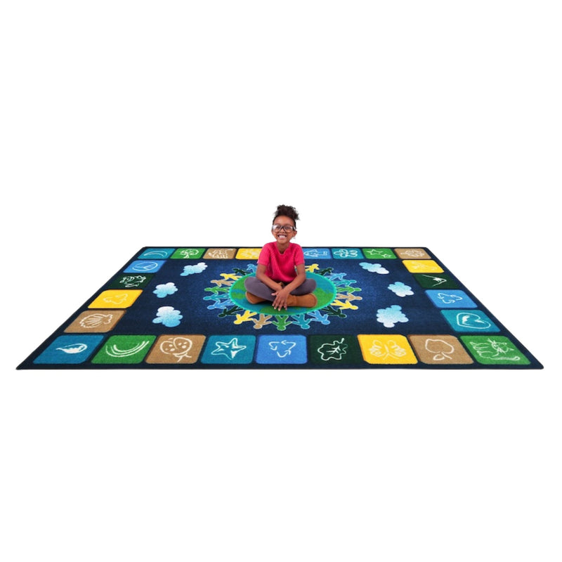 Rugs: One World _ Neutral and Primary Colored