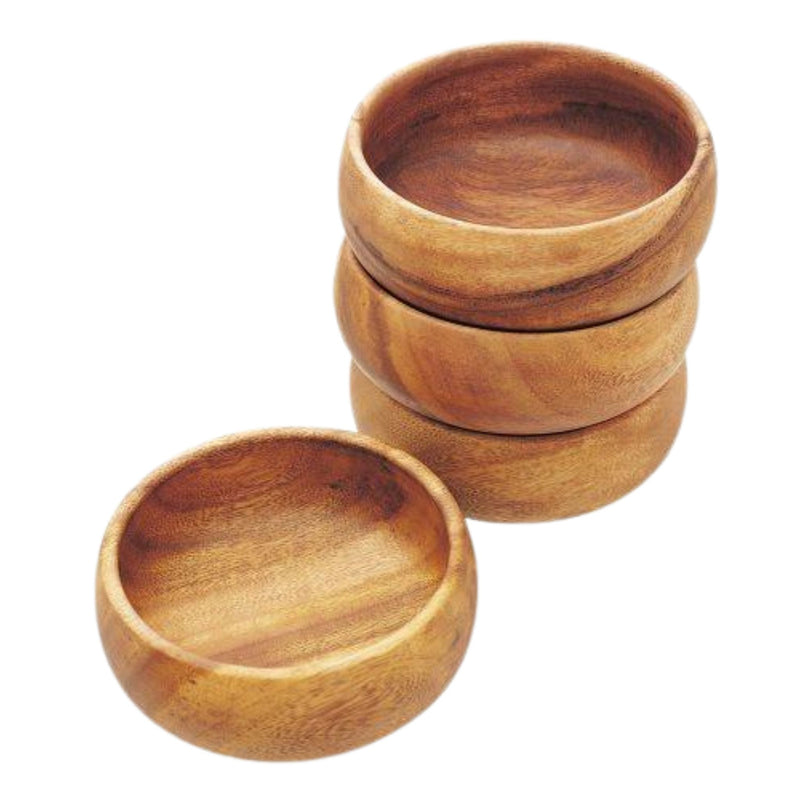 Bowl: Wood Round South Pacific