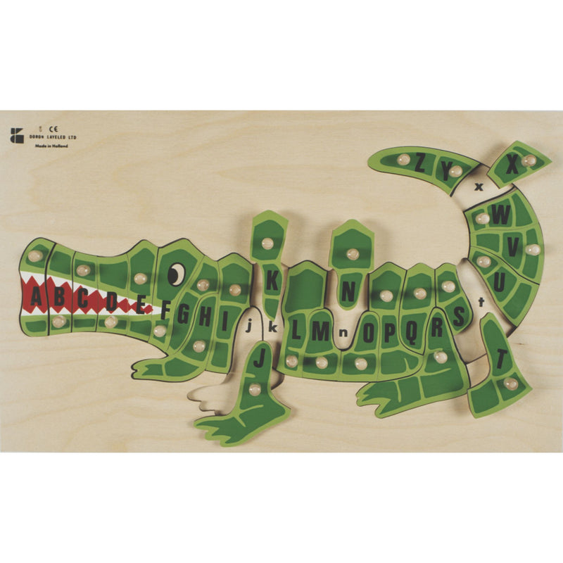ABCs Alligator Puzzle Board