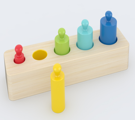 Colorful Cylinder Blocks