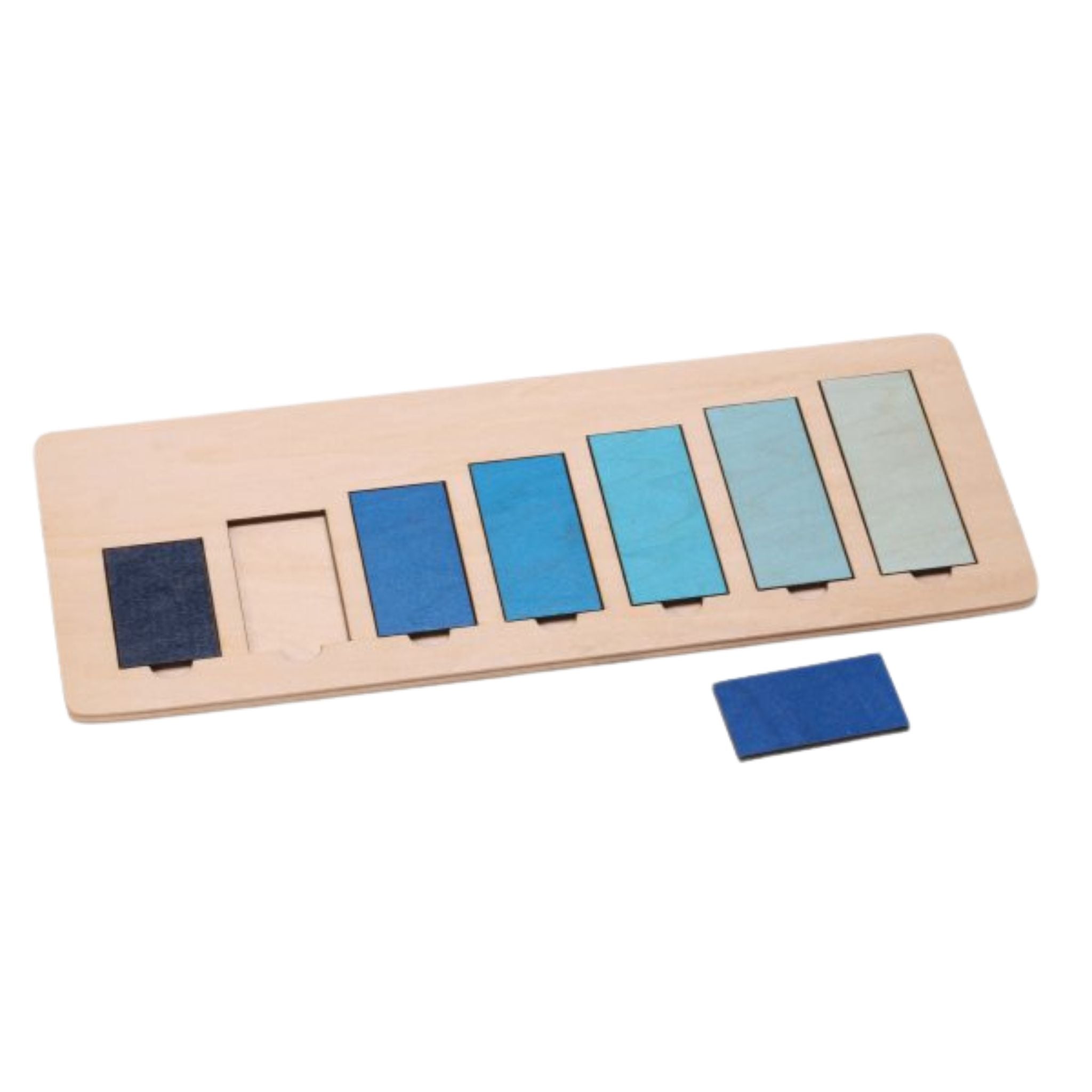 Arranging Short to Tall Wood Puzzle