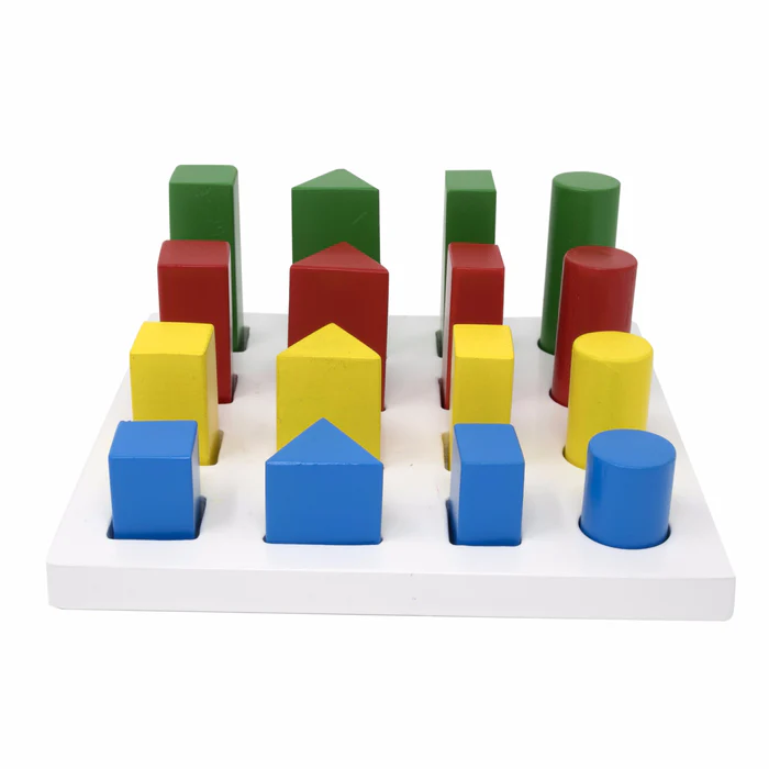 Geometric Peg Sorting Board