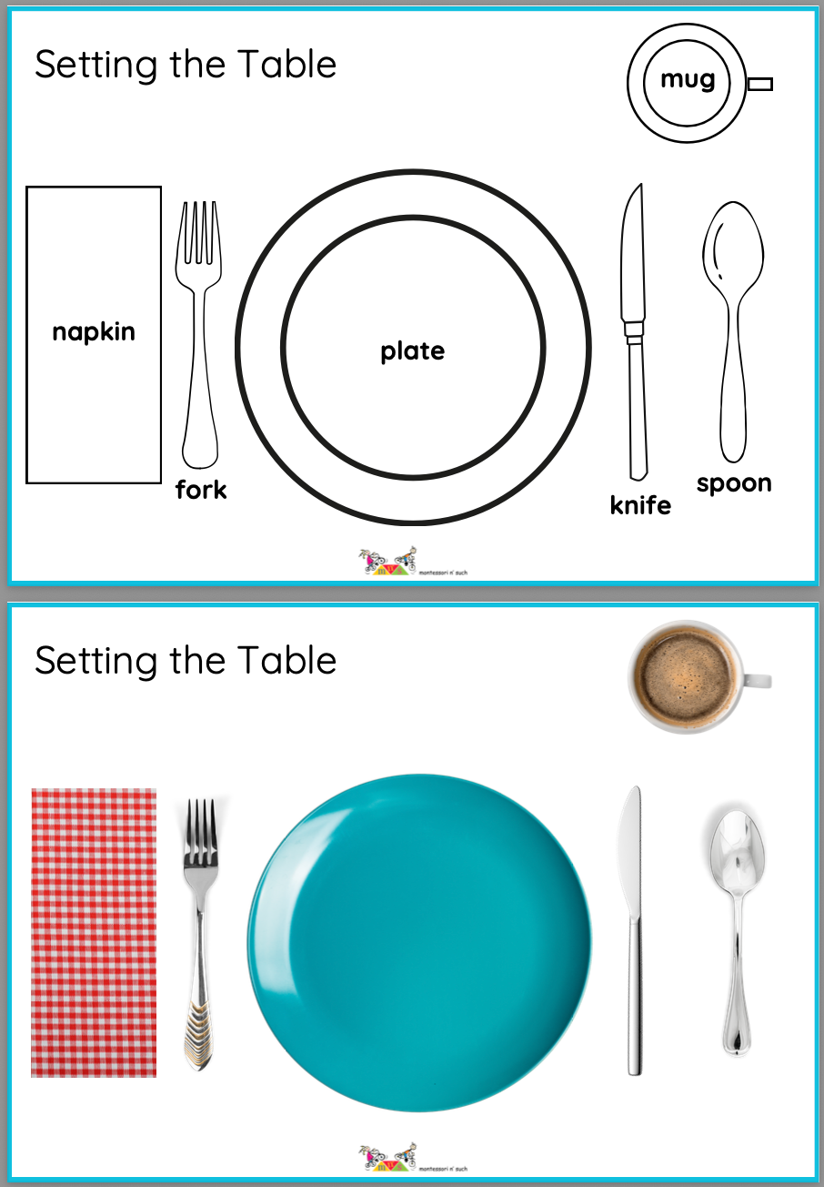 Setting the Table Printable