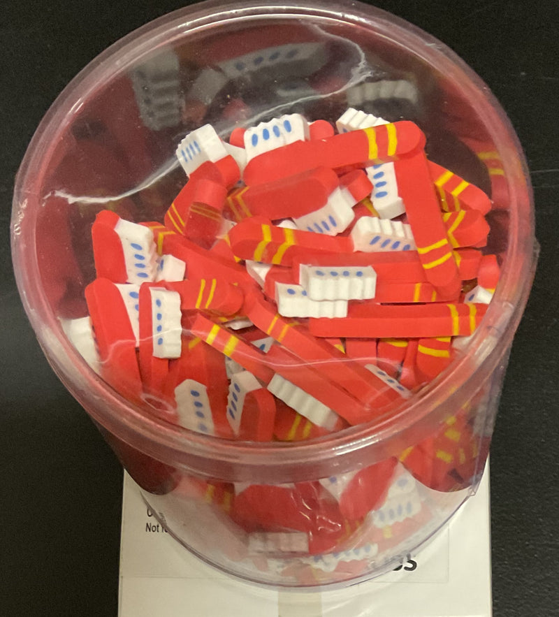 Free Gift w/ $50+ Purchase: 1 pack Toothbrush Eraser