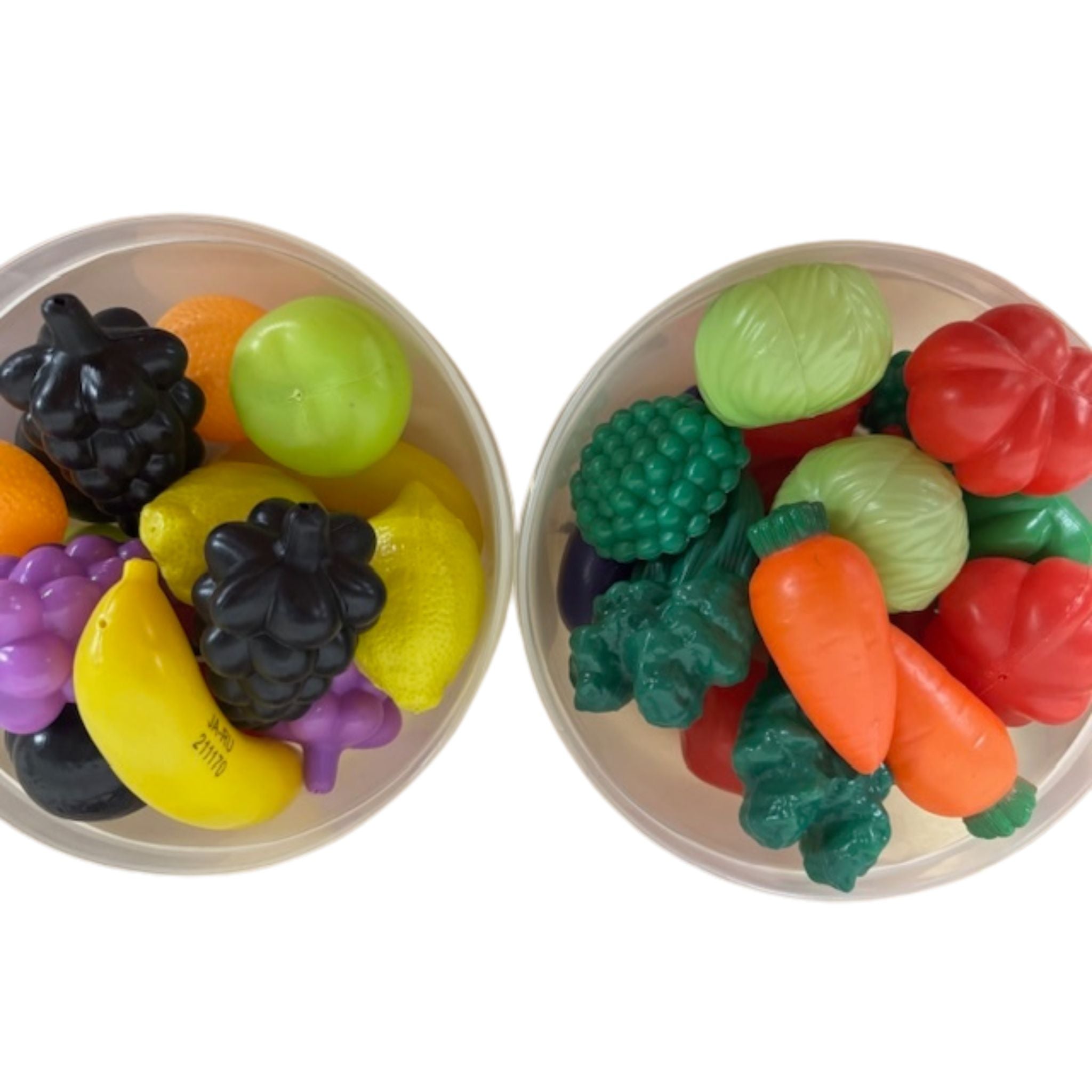 34 Piece of Play Fruits and Vegetables