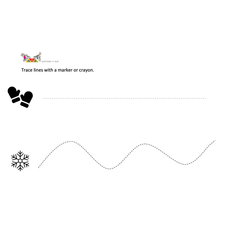 Winter Tracing Activity