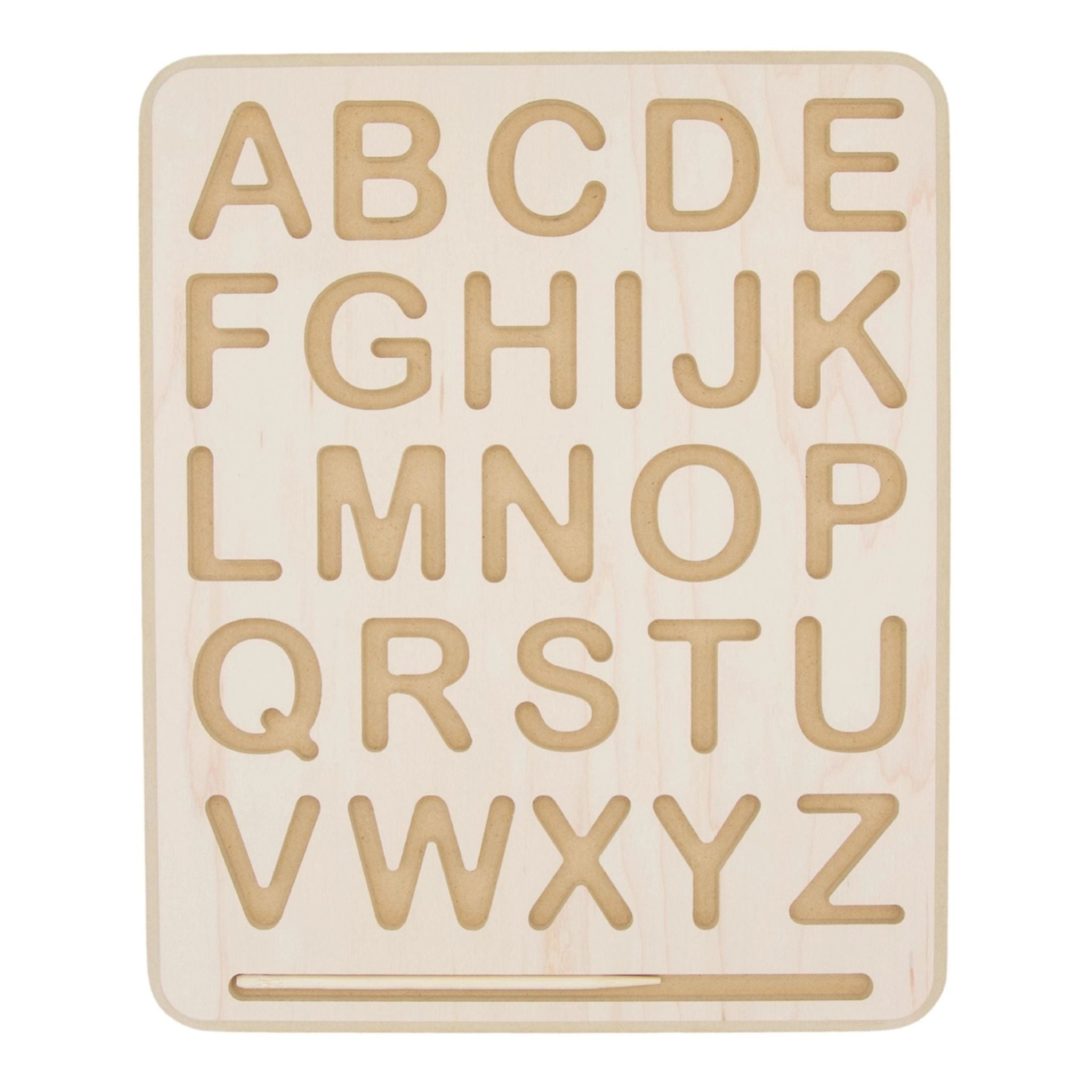 Wooden Alphabet Tracing Boards w/ Stylus