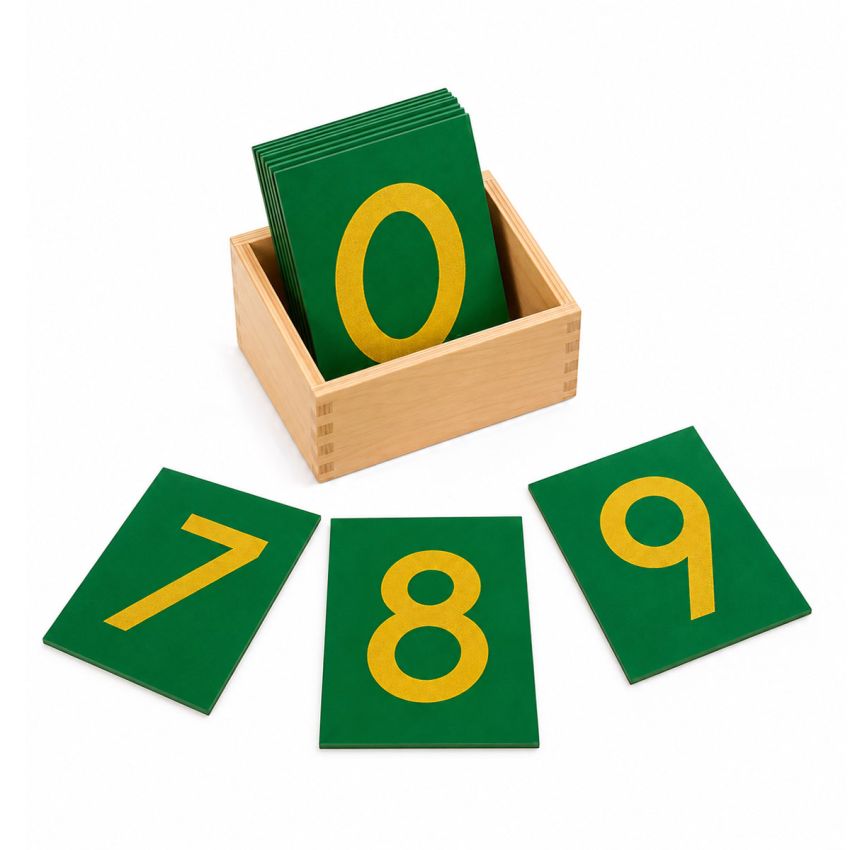 Toddler Sandpaper Numbers with Box