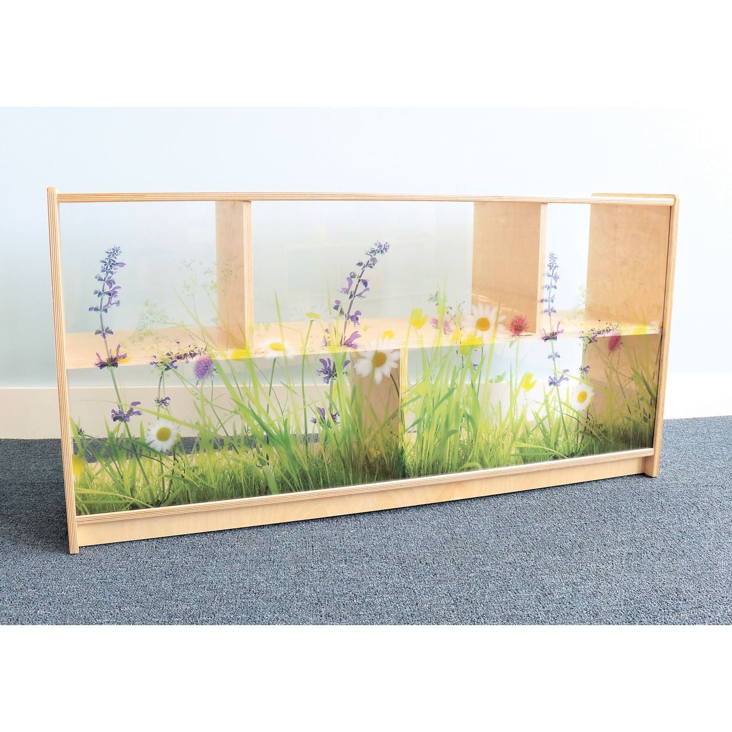 Furniture: Nature View Acrylic Back Shelf