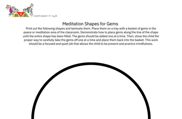 Meditation Shapes for Gems