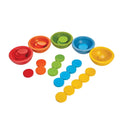 Rainbow Color, Match & Count Wooden Sorting