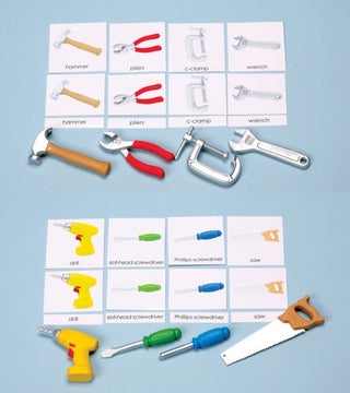Tools Miniatures & Laminated 3-Part Laminated Cards 