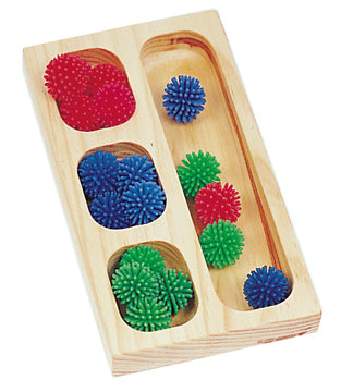 3 Compartment Wood Sorting Tray