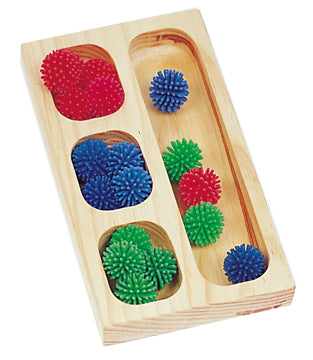 3 Compartment Wood Sorting Tray 