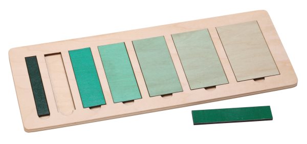 Arranging Narrow to Wide Wood Puzzle