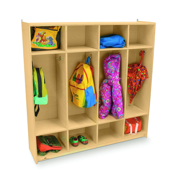 Furniture: Storage and Coat Locker 4 Section