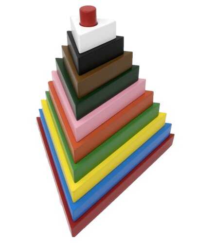 Wood Rainbow Stack