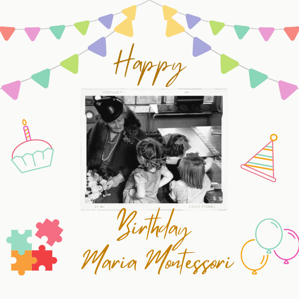 Happy Birthday Maria Montessori! Sharing our favorite works!