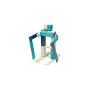 24-Piece Set Magnetic Wooden Blocks