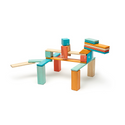 24-Piece Set Magnetic Wooden Blocks