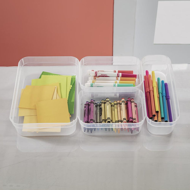 Storage; Narrow Clear Container
