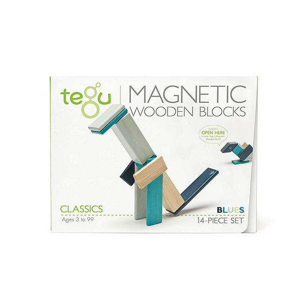 Magnetic Wooden Blocks 14-Piece Set