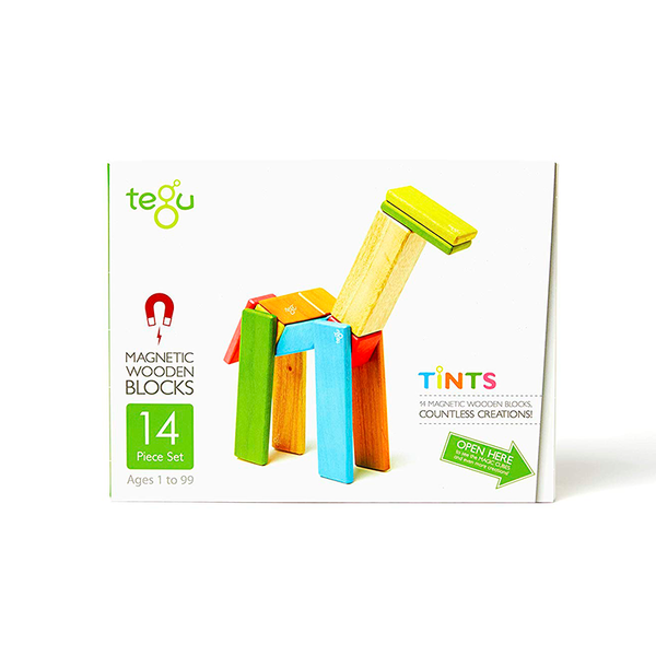 Magnetic Wooden Blocks 14-Piece Set