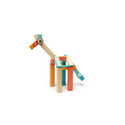 42-Piece Set Magnetic Wooden Blocks