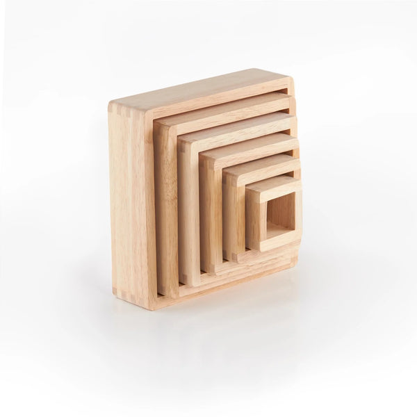 Stacking Rainbow Pyramid | Montessori-n-Such