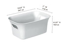 Small White Storage Basket