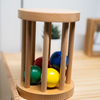Wooden Rolling Rattle