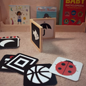 Mirror and High Contrast Card Book