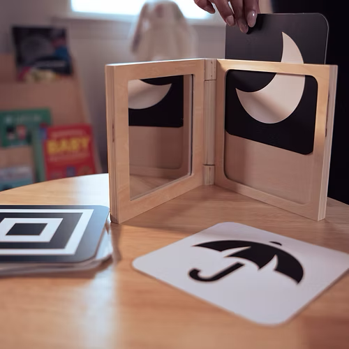 Mirror and High Contrast Card Book