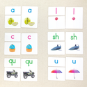3-Part Letter Sound Cards by Maitri