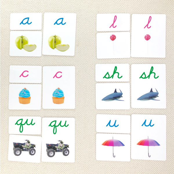3-Part Letter Sound Cards by Maitri